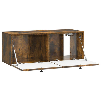 Wall-Mounted TV Cabinet Smoked Oak 78.5 x 31 x 30 cm