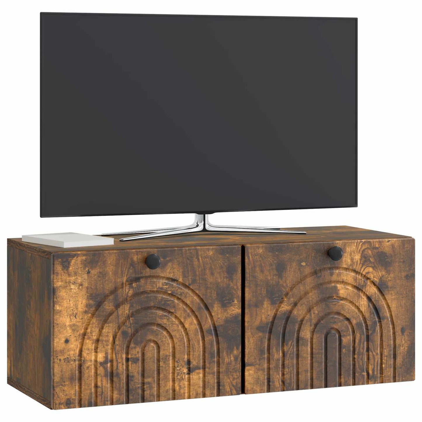 Wall-Mounted TV Cabinet Smoked Oak 78.5 x 31 x 30 cm