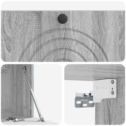 Wall-Mounted TV Cabinet Grey Sonoma 78.5 x 31 x 30 cm