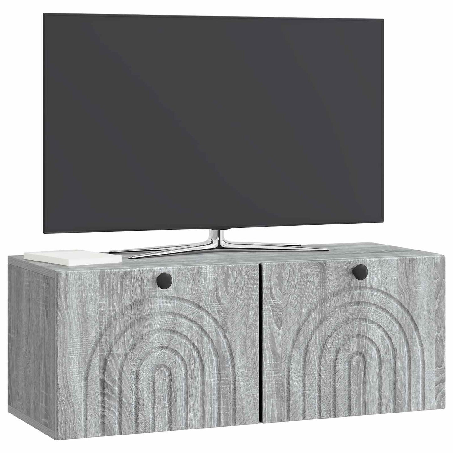 Wall-Mounted TV Cabinet Grey Sonoma 78.5 x 31 x 30 cm