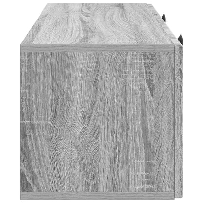 Wall-Mounted TV Cabinet Grey Sonoma 78.5 x 31 x 30 cm