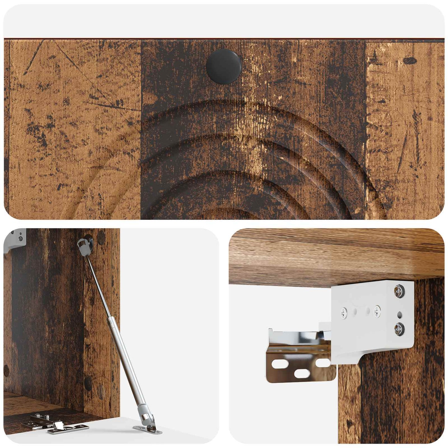 Wall-Mounted TV Cabinet Wall-mounted Old Wood 78.5 x 31 x 30 cm