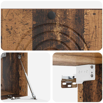 Wall-Mounted TV Cabinet Wall-mounted Old Wood 78.5 x 31 x 30 cm