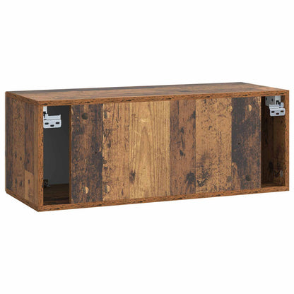 Wall-Mounted TV Cabinet Wall-mounted Old Wood 78.5 x 31 x 30 cm