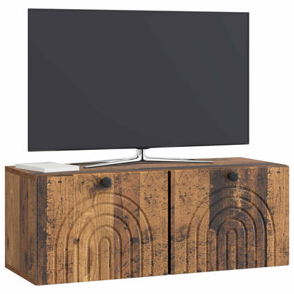 Wall-Mounted TV Cabinet Wall-mounted Old Wood 78.5 x 31 x 30 cm