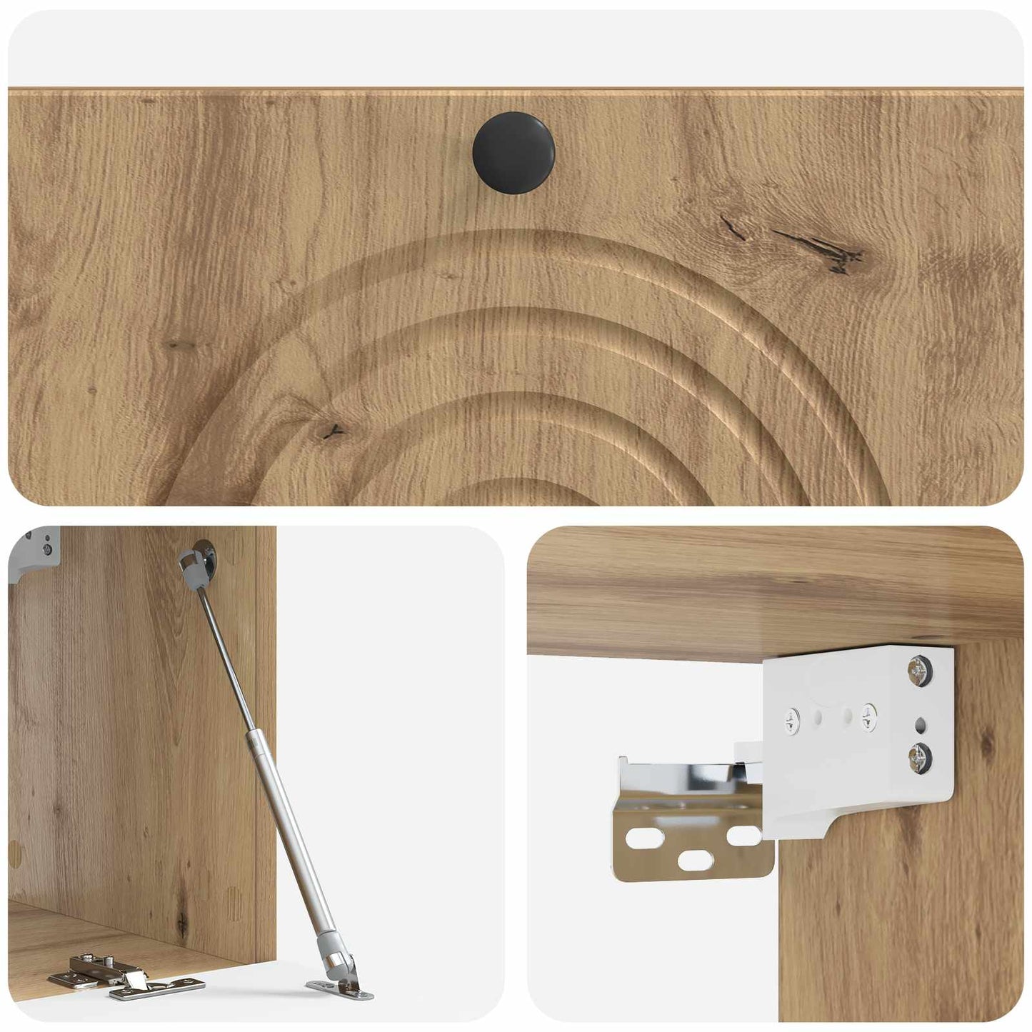Wall-Mounted TV Cabinet Artisan Oak 78.5 x 31 x 30 cm