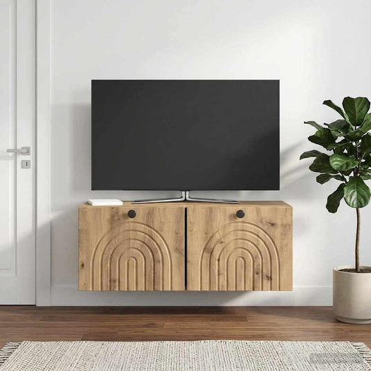 Wall-Mounted TV Cabinet Artisan Oak 78.5 x 31 x 30 cm
