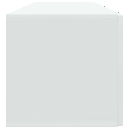 Wall-Mounted TV Cabinet White 98 x 31 x 30 cm Engineered Wood