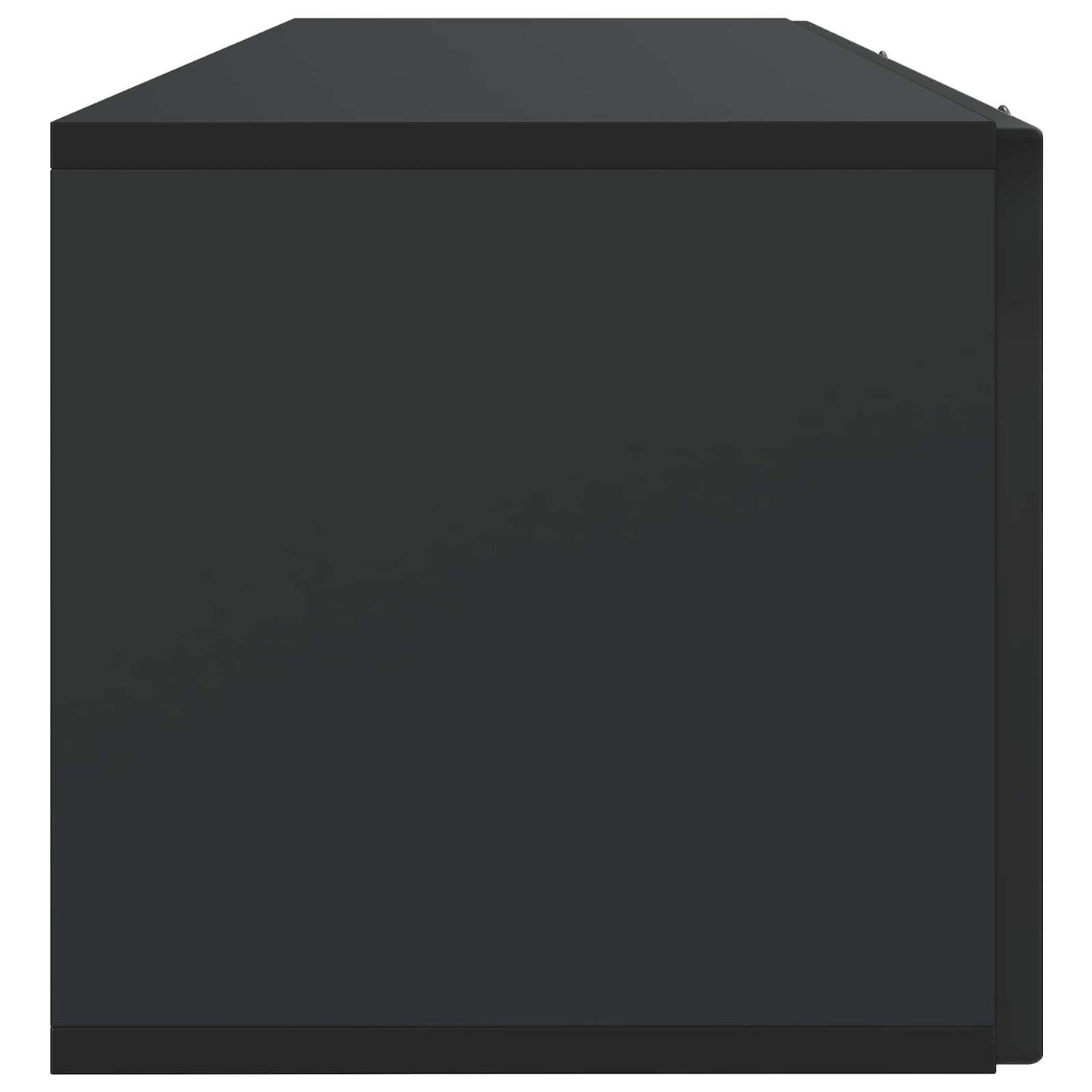 Wall-Mounted TV Cabinet Black 98 x 31 x 30 cm Engineered Wood