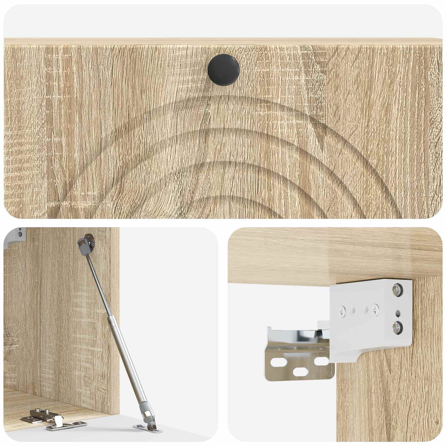 Wall-Mounted TV Cabinet Wall-mounted Sonoma Oak 98 x 31 x 30 cm