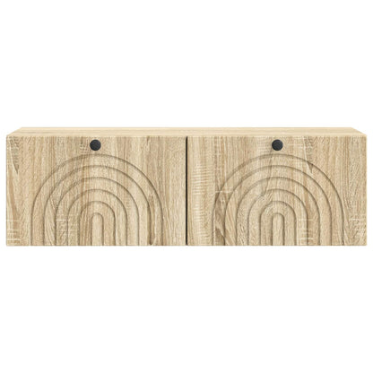 Wall-Mounted TV Cabinet Wall-mounted Sonoma Oak 98 x 31 x 30 cm