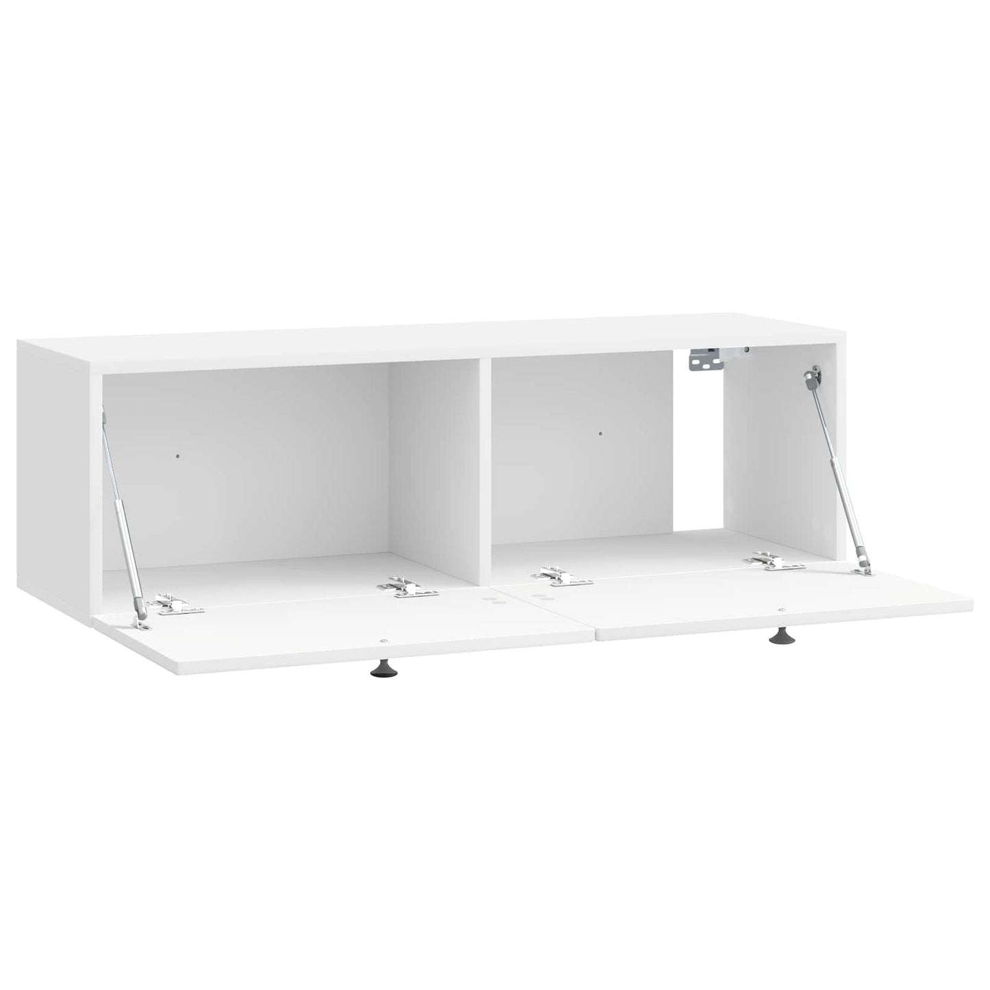 Wall-Mounted TV Cabinet High Gloss White 98 x 31 x 30 cm