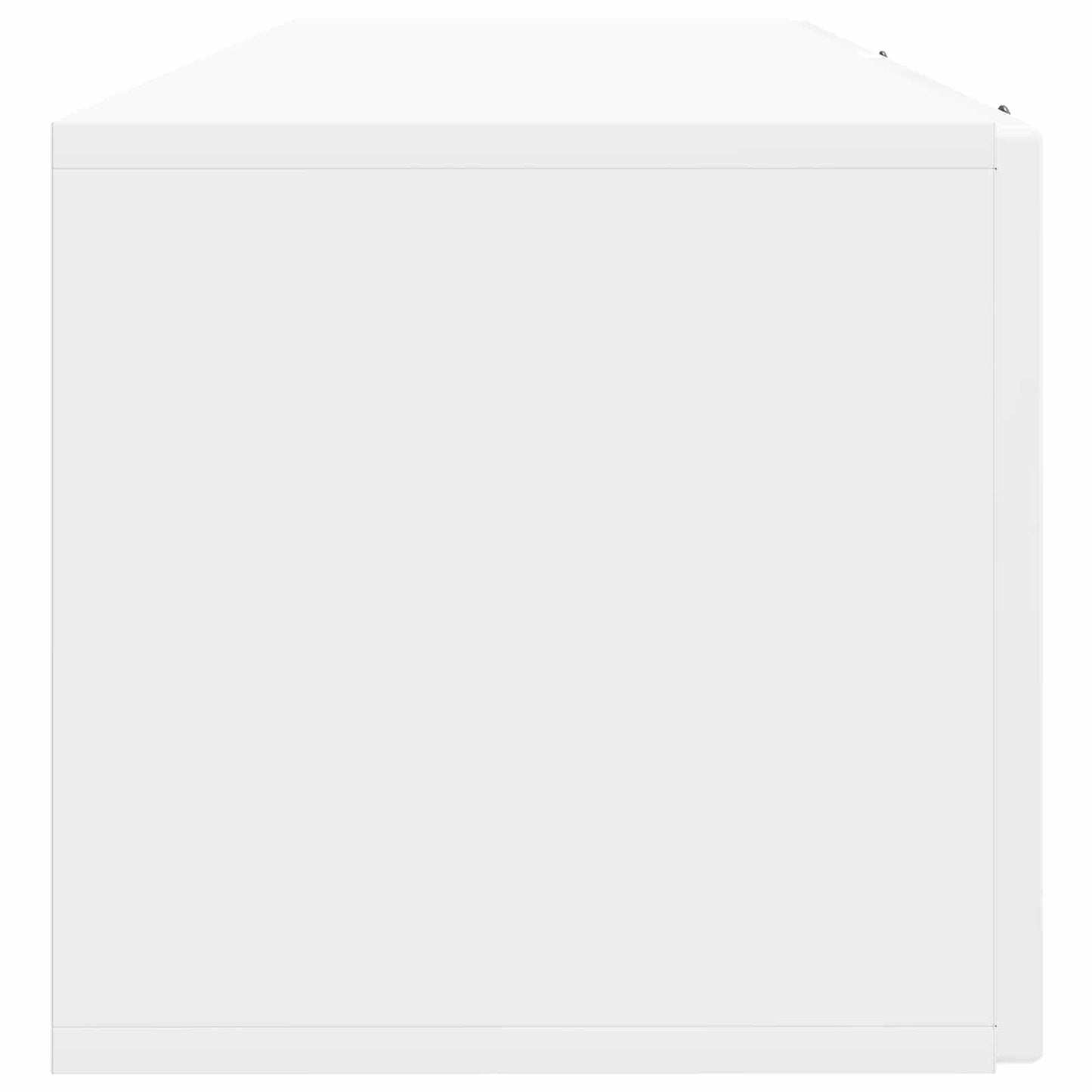 Wall-Mounted TV Cabinet High Gloss White 98 x 31 x 30 cm
