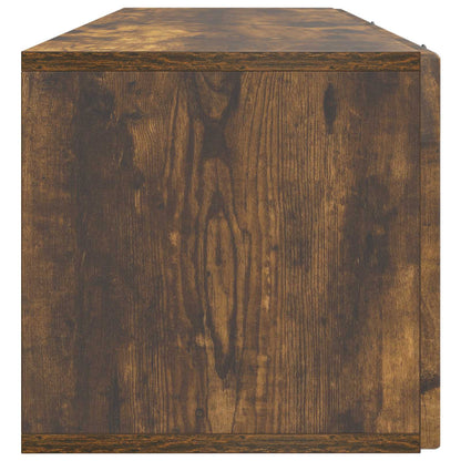 Wall-Mounted TV Cabinet Wall-mounted Smoked Oak 98 x 31 x 30 cm
