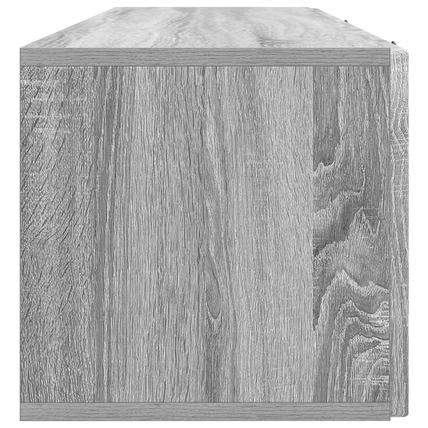 Wall-Mounted TV Cabinet Grey Sonoma 98 x 31 x 30 cm