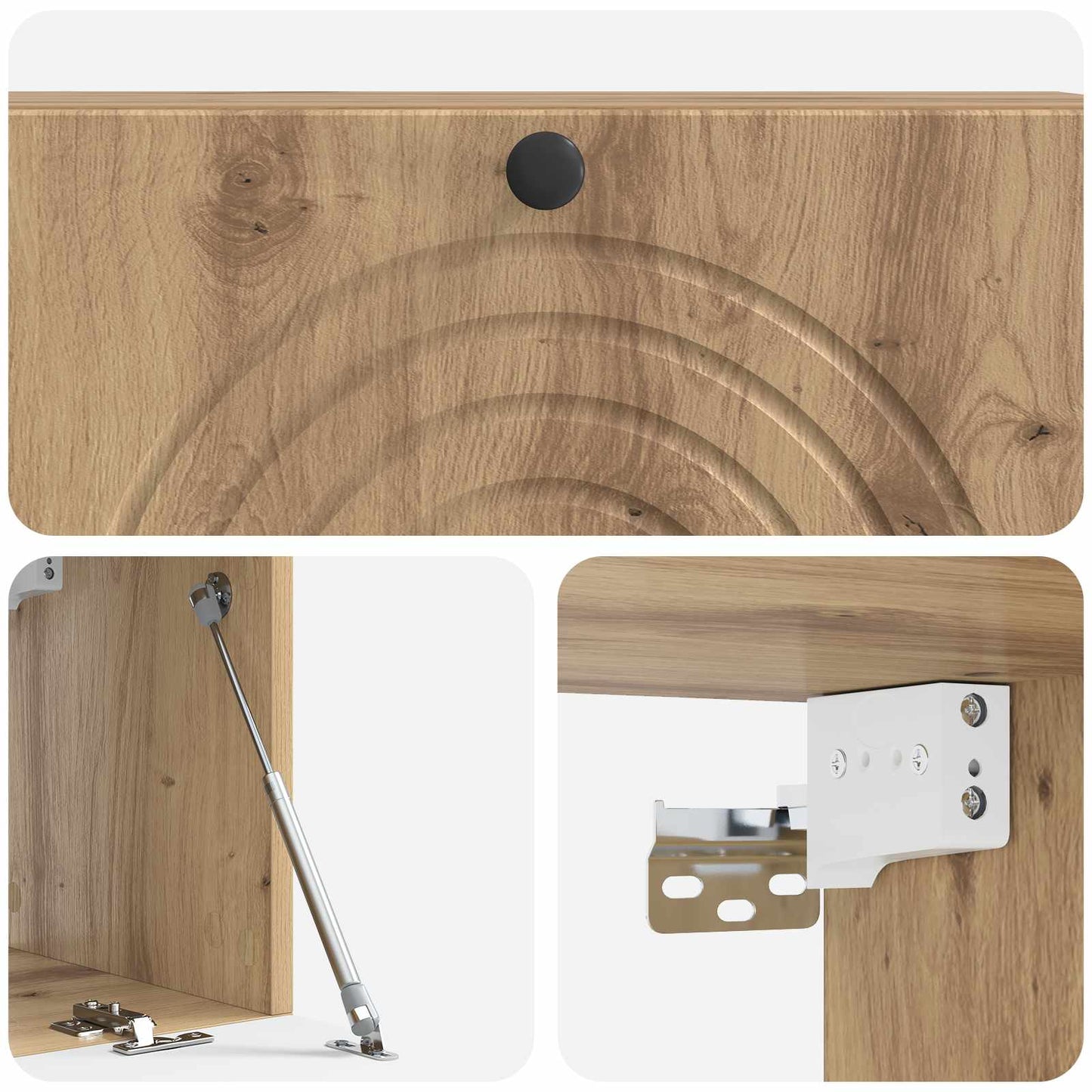 Wall-Mounted TV Cabinet Artisan Oak 98 x 31 x 30 cm
