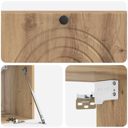 Wall-Mounted TV Cabinet Artisan Oak 98 x 31 x 30 cm