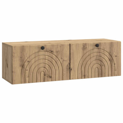 Wall-Mounted TV Cabinet Artisan Oak 98 x 31 x 30 cm