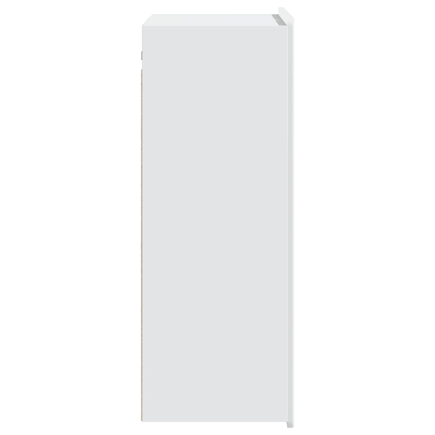 Wall-Mounted Cabinet White 66 x 34.5 x 92 cm Engineered Wood