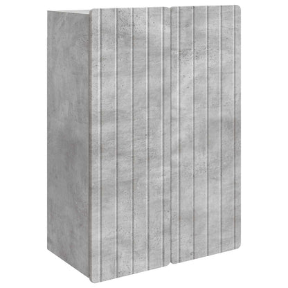Wall-Mounted Cabinet Concrete Grey 66 x 34.5 x 92 cm
