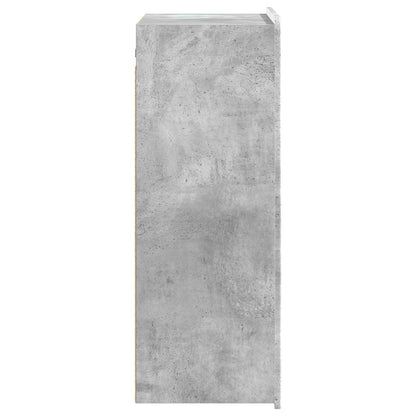 Wall-Mounted Cabinet Concrete Grey 66 x 34.5 x 92 cm