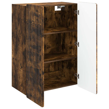 Wall-Mounted Cabinet Smoked Oak 66 x 34.5 x 92 cm