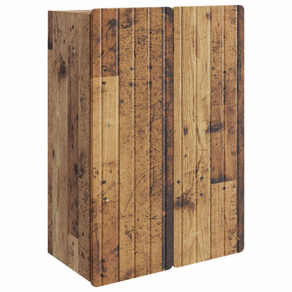 Wall-Mounted Cabinet Old Wood 66 x 34.5 x 92 cm Engineered Wood