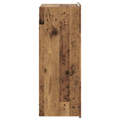Wall-Mounted Cabinet Old Wood 66 x 34.5 x 92 cm Engineered Wood