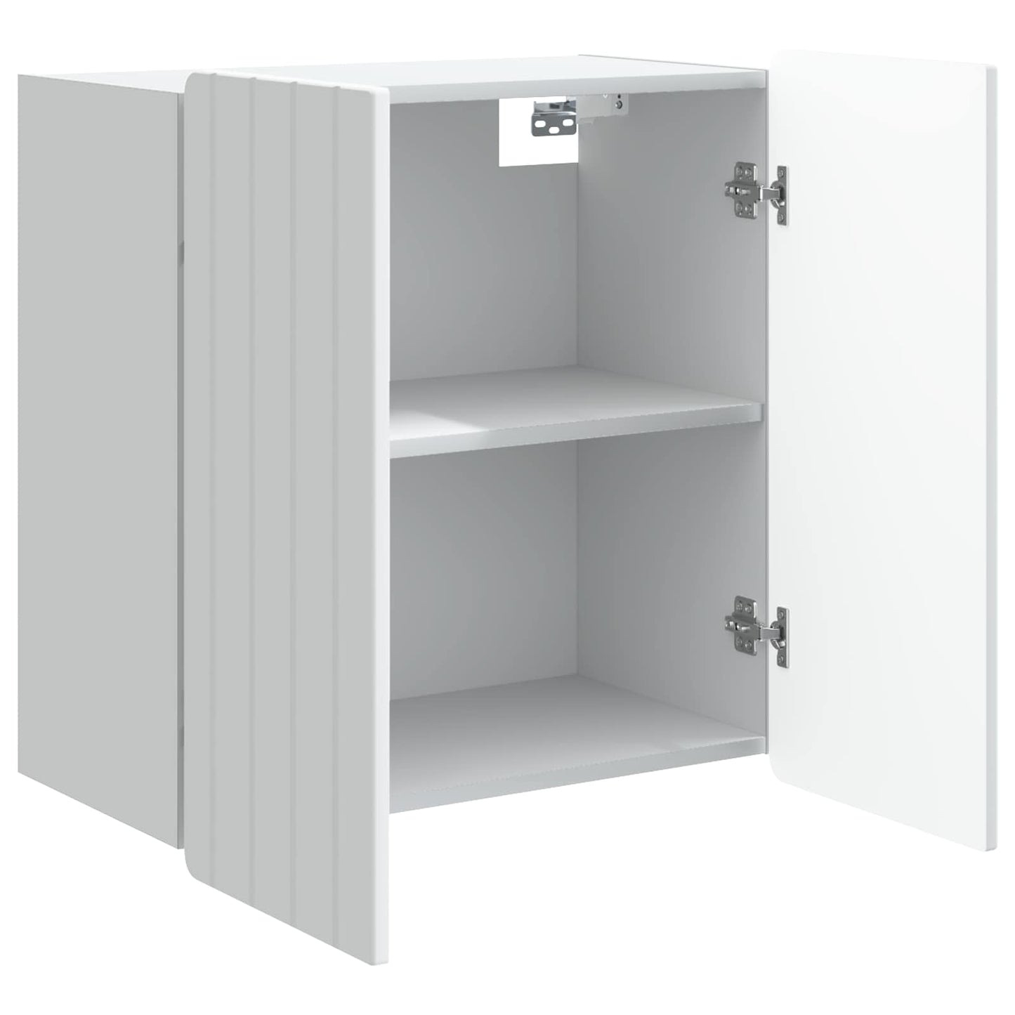 Wall-Mounted Cabinet White 59 x 31 x 64 cm Engineered Wood