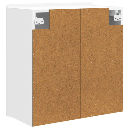 Wall-Mounted Cabinet White 59 x 31 x 64 cm Engineered Wood