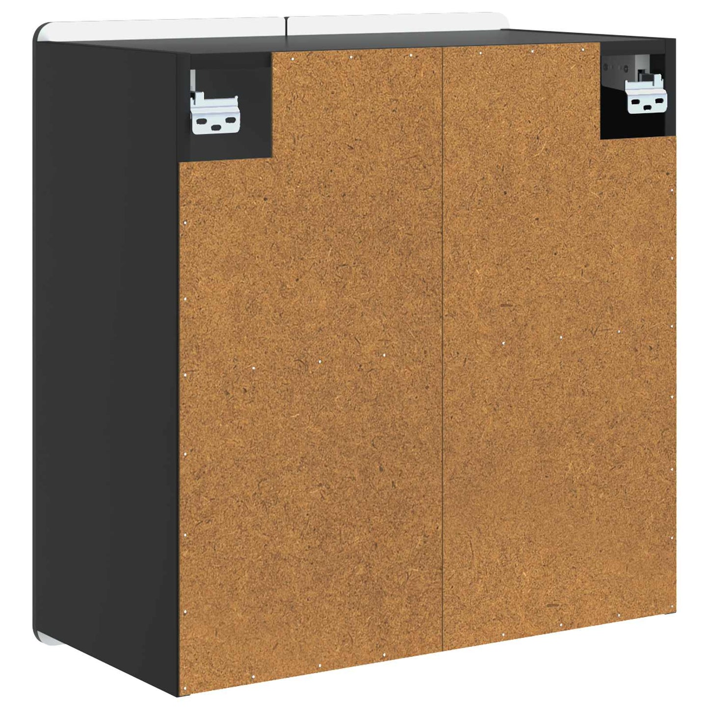 Wall-Mounted Cabinet Black 59 x 31 x 64 cm Engineered Wood