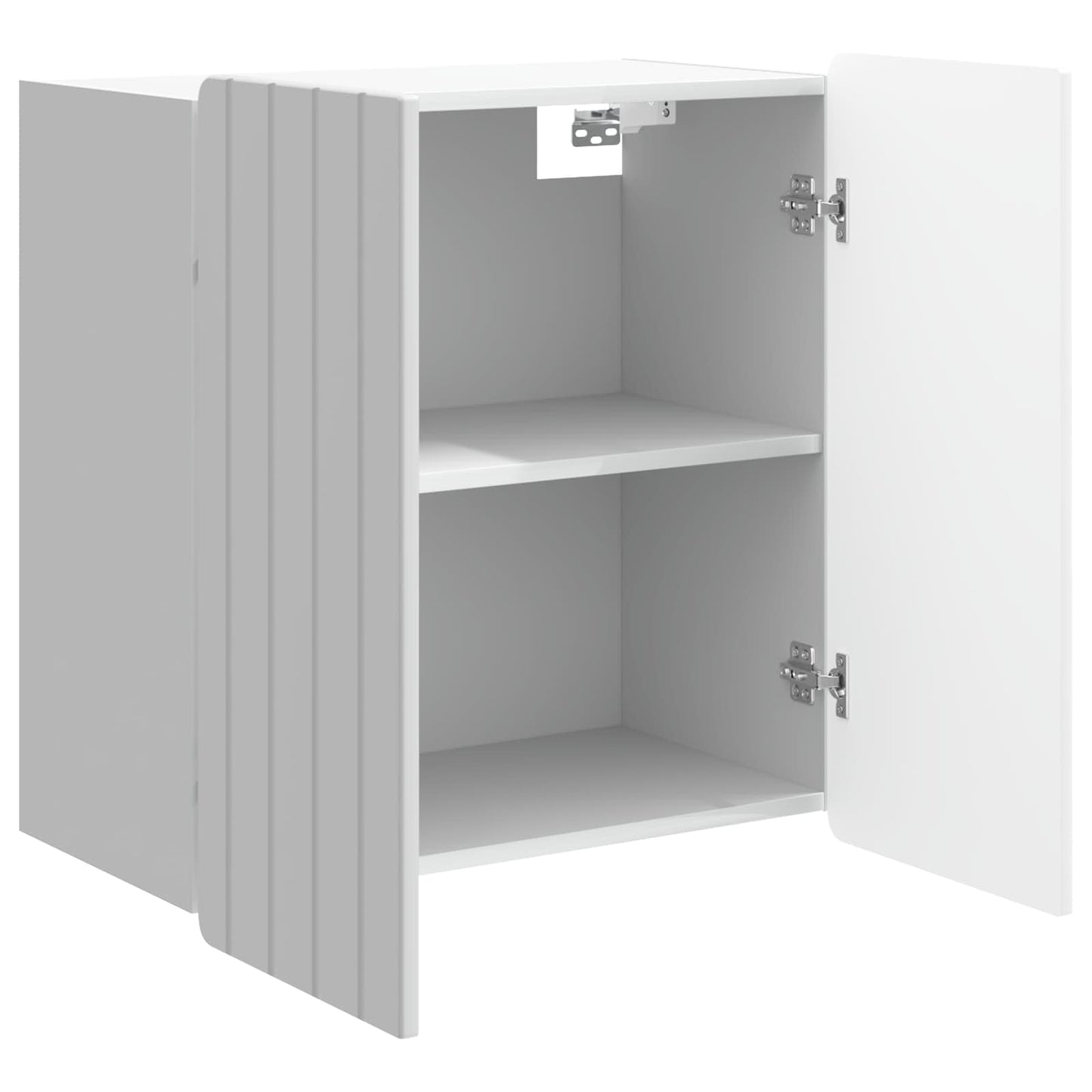 Wall-Mounted Cabinet High Gloss White 59 x 31 x 64 cm
