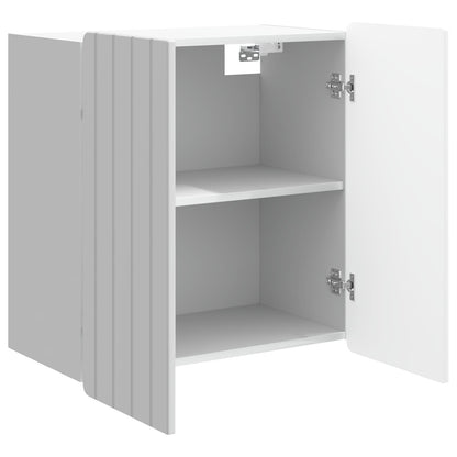 Wall-Mounted Cabinet High Gloss White 59 x 31 x 64 cm
