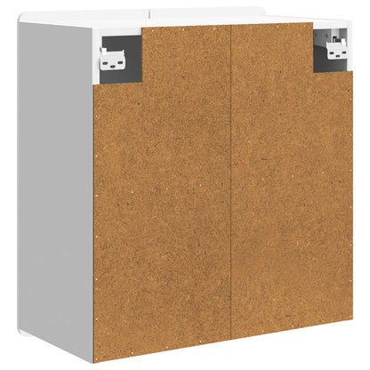 Wall-Mounted Cabinet High Gloss White 59 x 31 x 64 cm