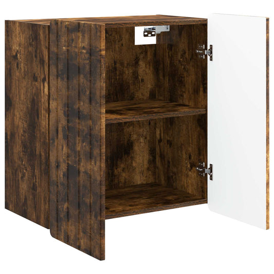 Wall-Mounted Cabinet Smoked Oak 59 x 31 x 64 cm Engineered Wood
