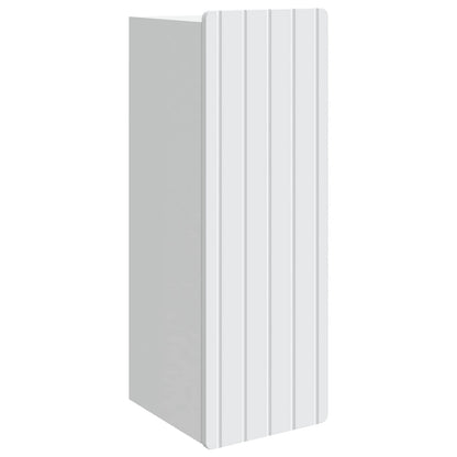 Wall-Mounted Cabinet White 33 x 34.5 x 94 cm Engineered Wood
