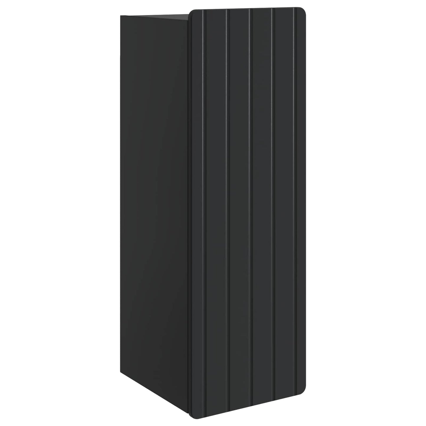Wall-Mounted Cabinet Black 33 x 34.5 x 94 cm Engineered Wood
