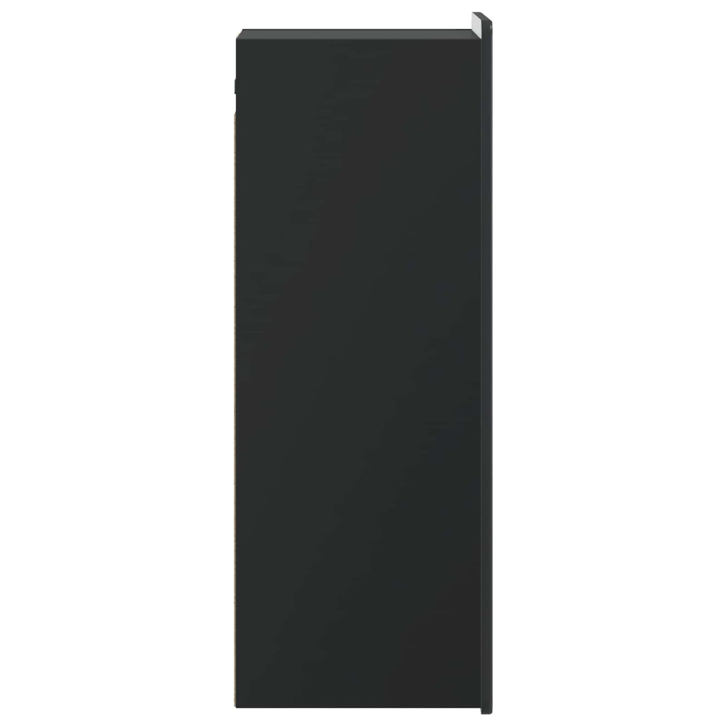 Wall-Mounted Cabinet Black 33 x 34.5 x 94 cm Engineered Wood