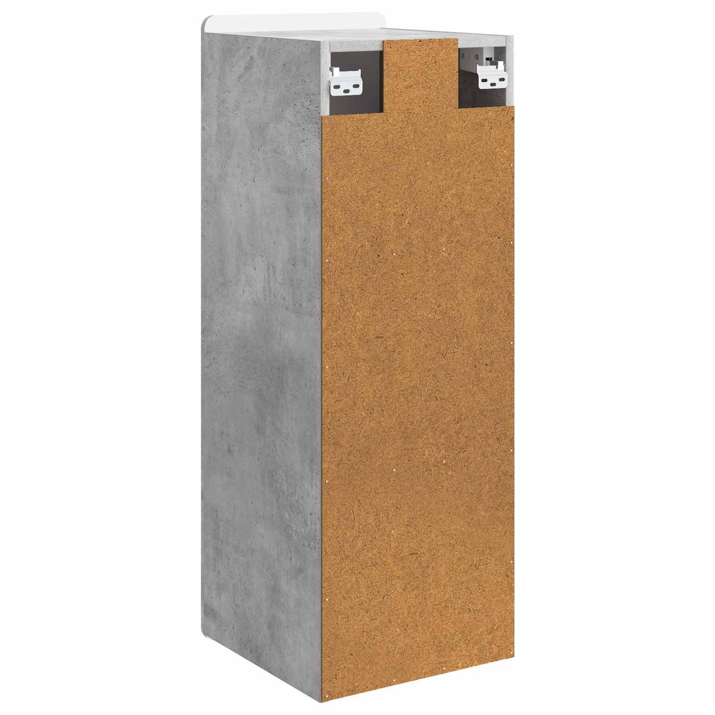 Wall-Mounted Cabinet Concrete Grey 33 x 34.5 x 94 cm