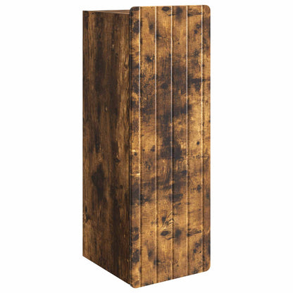 Wall-Mounted Cabinet Smoked Oak 33 x 34.5 x 94 cm