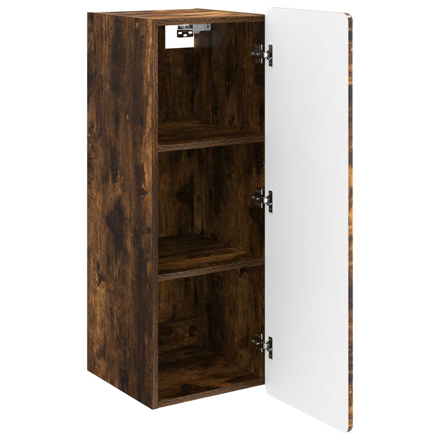 Wall-Mounted Cabinet Smoked Oak 33 x 34.5 x 94 cm