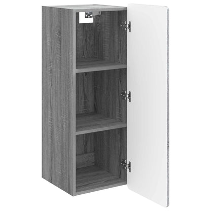 Wall-Mounted Cabinet Grey Sonoma 33 x 34.5 x 94 cm