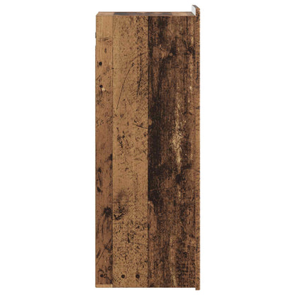 Wall-Mounted Cabinet Old Wood 33 x 34.5 x 94 cm Engineered Wood