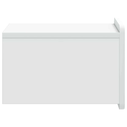 Wall-Mounted Bedside Cabinet 2 pcs White 33 x 34.5 x 24 cm