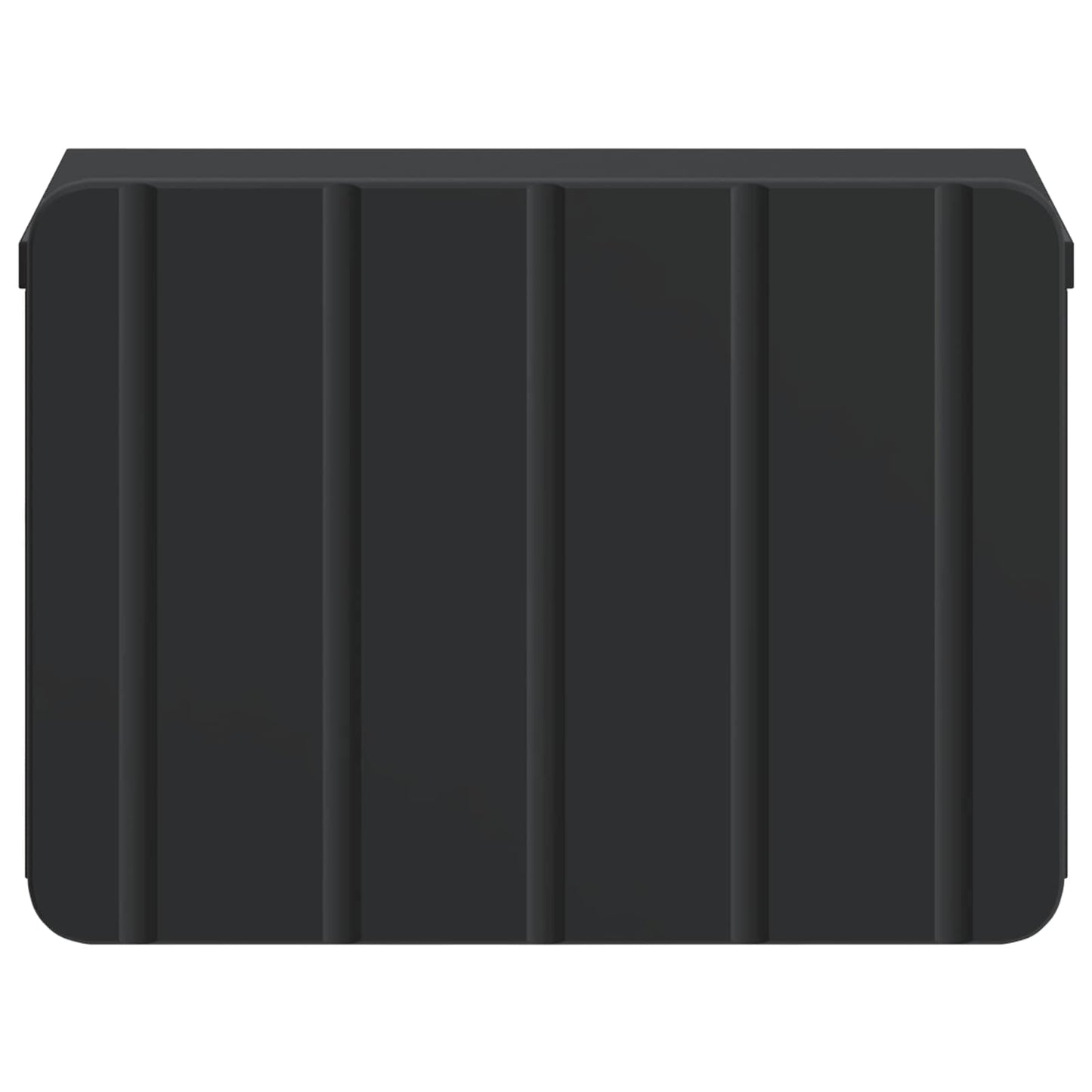 Wall-Mounted Bedside Cabinet 2 pcs Black 33 x 34.5 x 24 cm