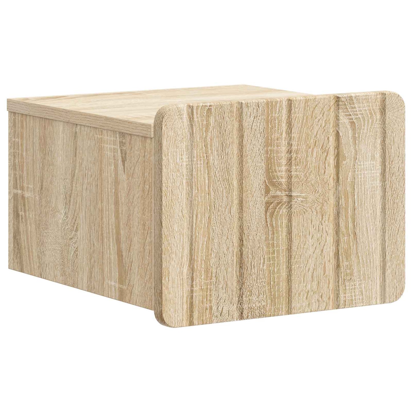 Wall-Mounted Bedside Cabinet 2 pcs Sonoma Oak 33 x 34.5 x 24 cm