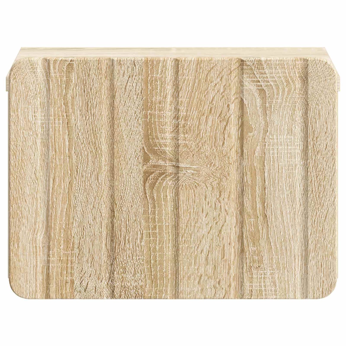 Wall-Mounted Bedside Cabinet 2 pcs Sonoma Oak 33 x 34.5 x 24 cm