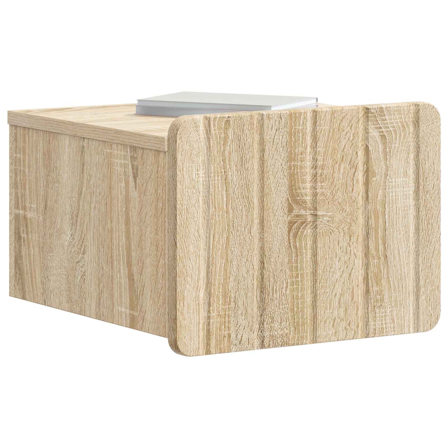 Wall-Mounted Bedside Cabinet 2 pcs Sonoma Oak 33 x 34.5 x 24 cm