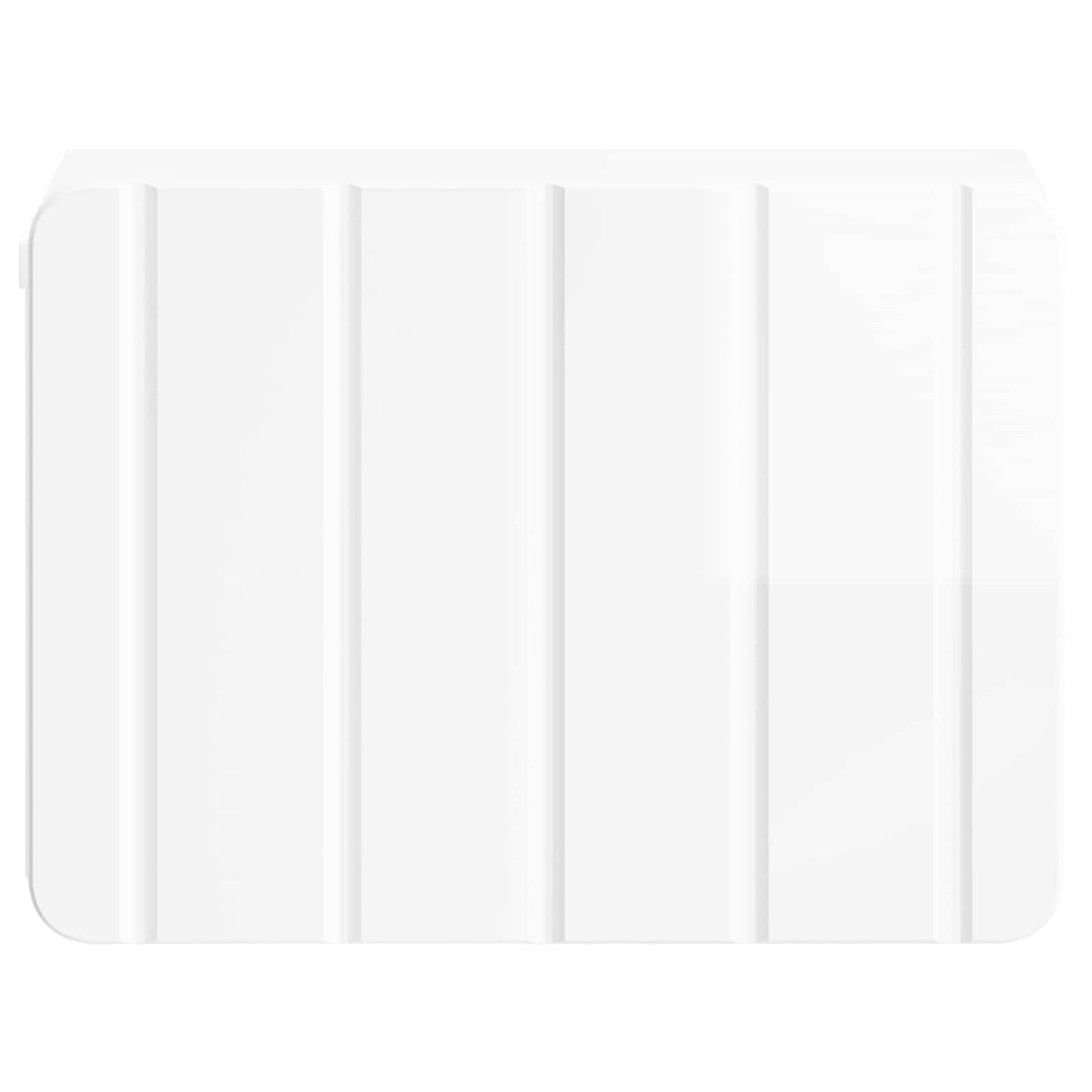 Wall-Mounted Bedside Cabinet with Drawer 2 pcs High Gloss White