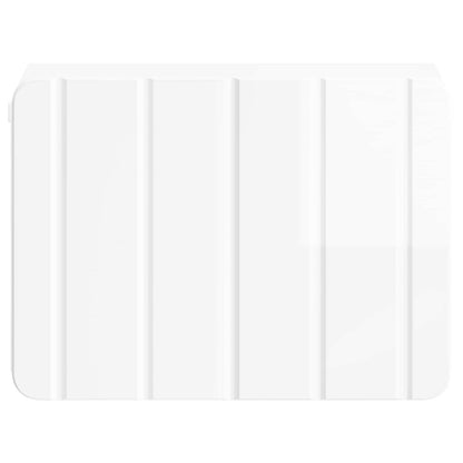 Wall-Mounted Bedside Cabinet with Drawer 2 pcs High Gloss White